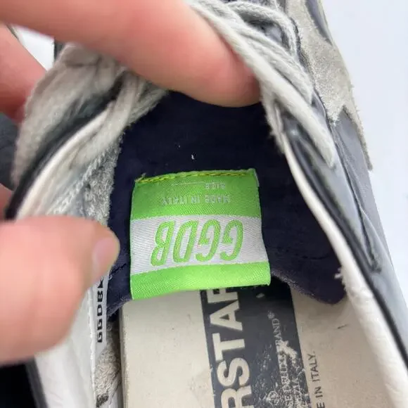 Golden Goose GDBB Super Star Sneakers Leather Suede Mens Shoes 41 US 8